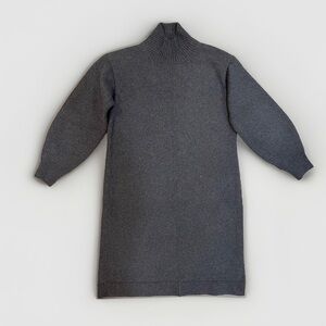 Banana Republic Dark Gray Turtleneck Sweater Dress Size M